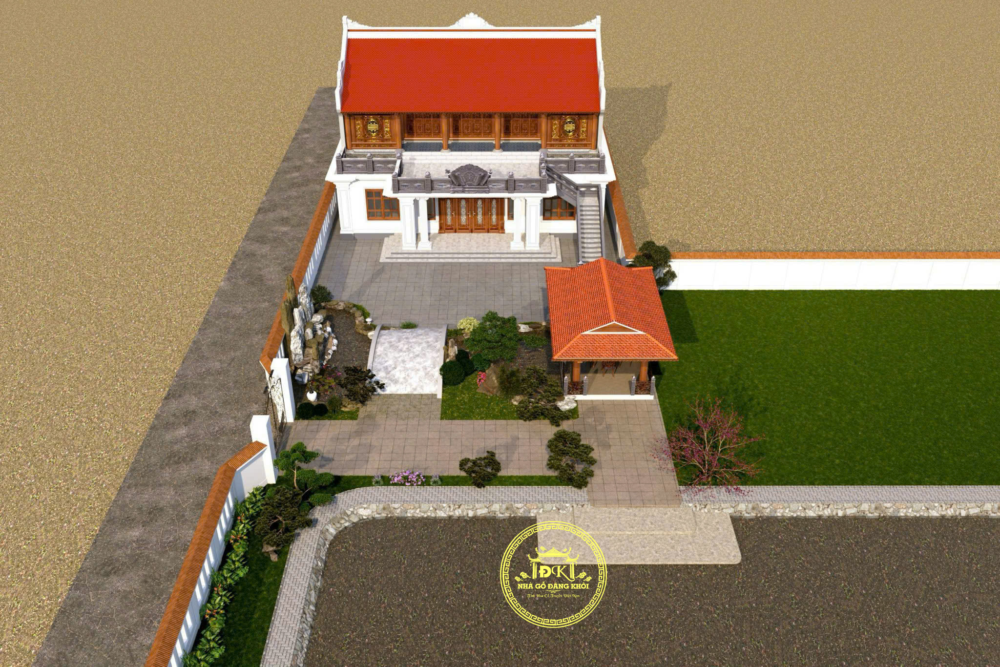 Thiết Kế Mẫu Nhà Gỗ 5 Gian Trên Tầng 2 Tiện Dụng Mẫu Nhà Đang Được Khách Yêu Thích – Nhà Gỗ Đăng Khôi