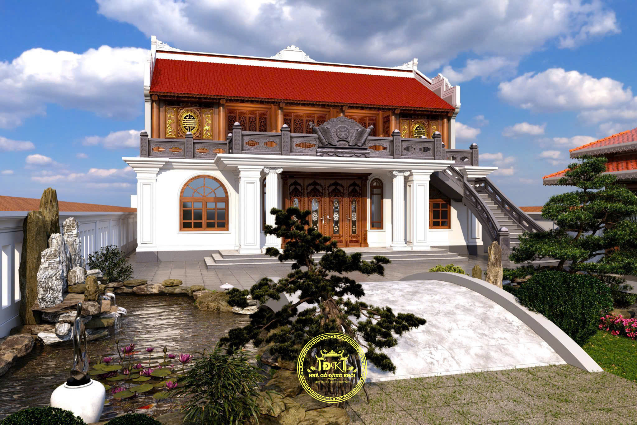 Thiết Kế Mẫu Nhà Gỗ 5 Gian Trên Tầng 2 Tiện Dụng Mẫu Nhà Đang Được Khách Yêu Thích – Nhà Gỗ Đăng Khôi