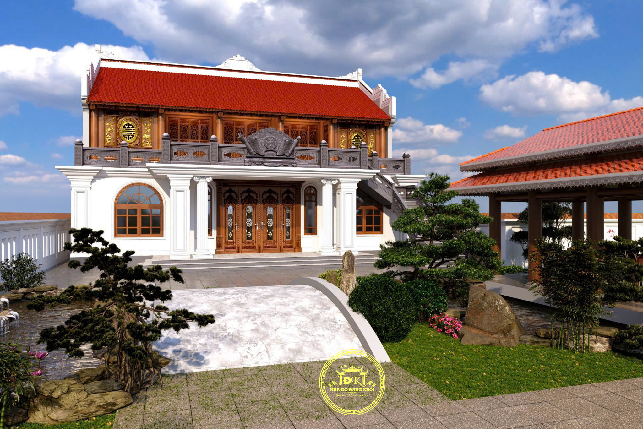 Thiết Kế Mẫu Nhà Gỗ 5 Gian Trên Tầng 2 Tiện Dụng Mẫu Nhà Đang Được Khách Yêu Thích – Nhà Gỗ Đăng Khôi