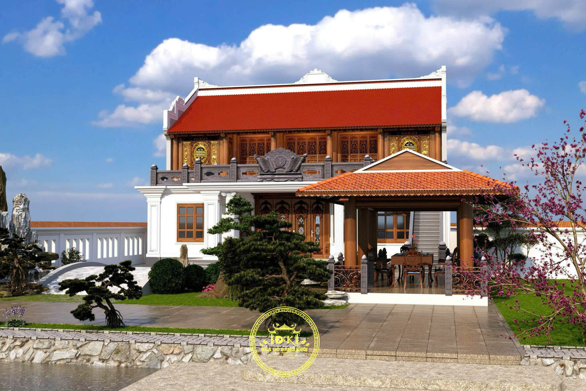 Thiết Kế Mẫu Nhà Gỗ 5 Gian Trên Tầng 2 Tiện Dụng Mẫu Nhà Đang Được Khách Yêu Thích – Nhà Gỗ Đăng Khôi