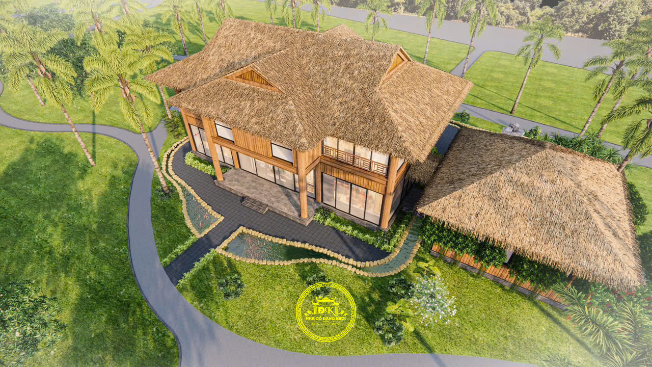 Thiết Kế Mẫu Nhà Sàn Nghỉ Dưỡng 2 Tầng Tại Đà Lạt – Nhà Gỗ Đăng Khôi