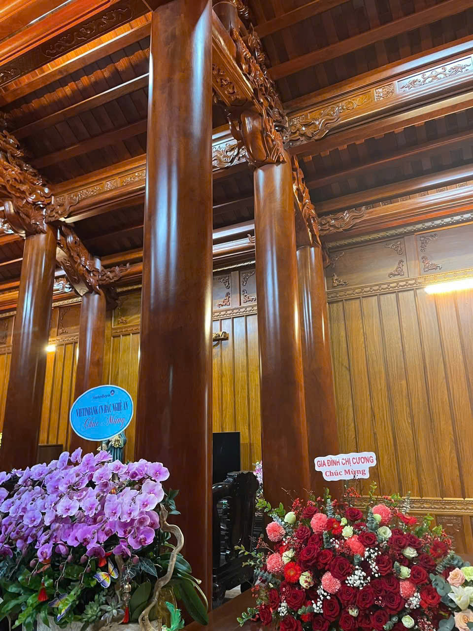 NỘI THẤT NHÀ GỖ 5 GIAN HIÊN THÔNG THI CÔNG NHÀ GỖ TẠI NGHỆ AN – NHÀ GỖ ĐĂNG KHÔI