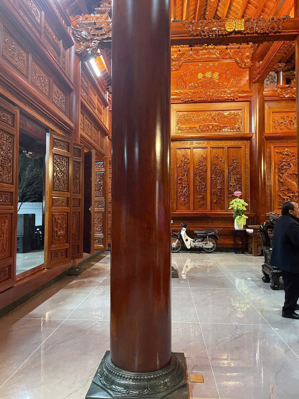 NỘI THẤT NHÀ GỖ 5 GIAN HIÊN THÔNG THI CÔNG NHÀ GỖ TẠI NGHỆ AN – NHÀ GỖ ĐĂNG KHÔI