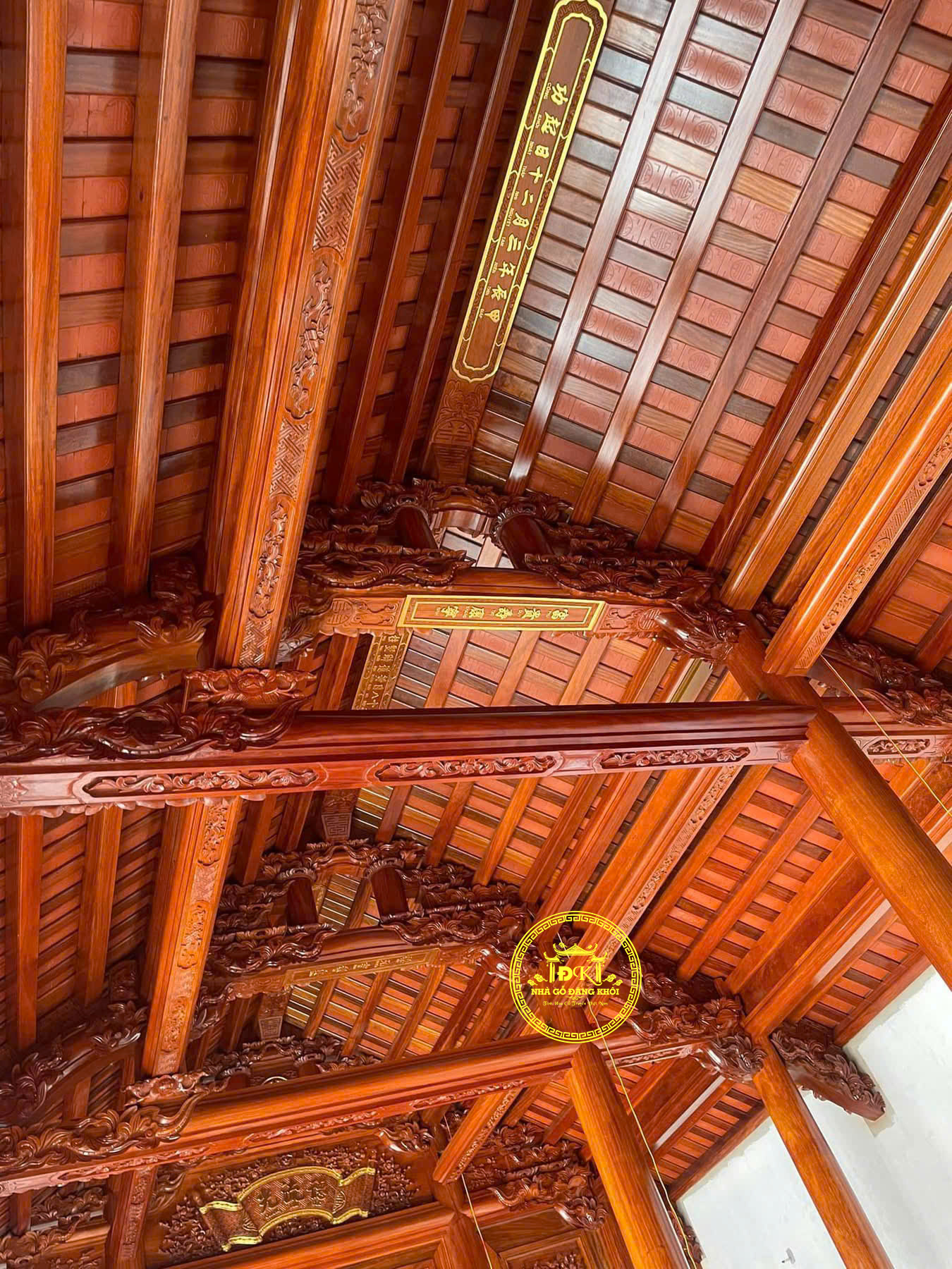 NỘI THẤT NHÀ GỖ 3 GIAN THI CÔNG TẠI THANH HÓA – NHÀ GỖ ĐĂNG KHÔI