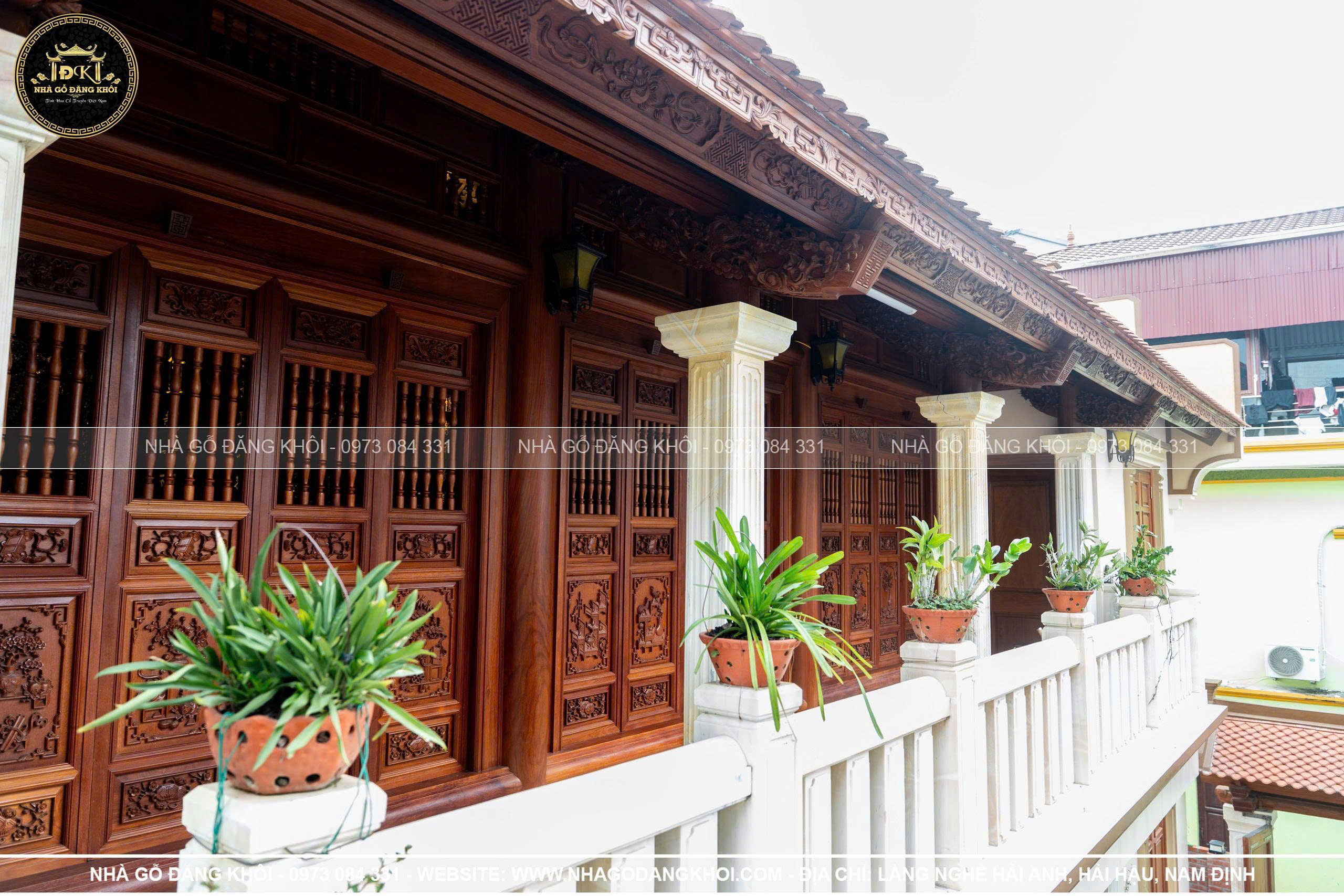 THI CÔNG NHÀ GỖ 3 GIAN 2 CHÁI  TRÊN TẦNG 2 TẠI THƯỜNG TÍN – HÀ NỘI | NHÀ GỖ ĐĂNG KHÔI