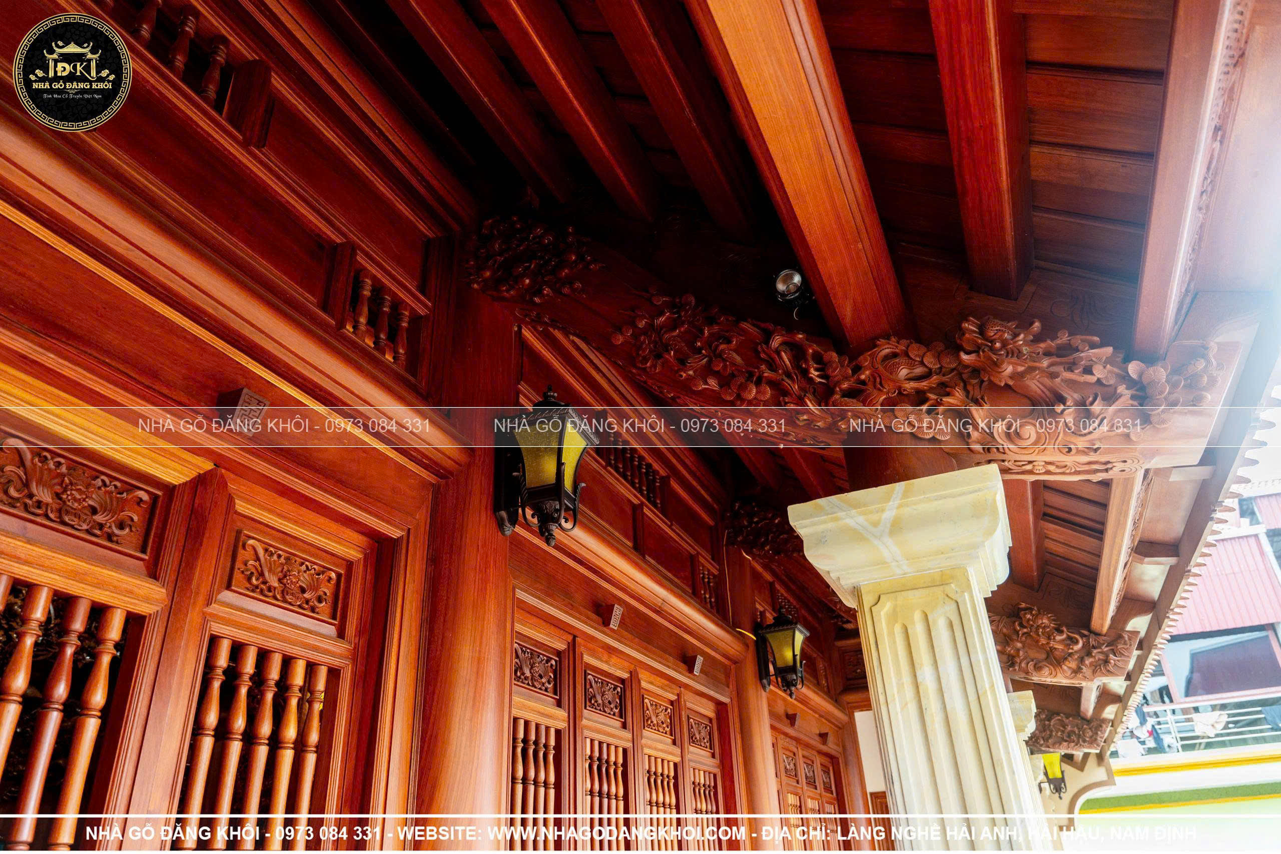 THI CÔNG NHÀ GỖ 3 GIAN 2 CHÁI  TRÊN TẦNG 2 TẠI THƯỜNG TÍN – HÀ NỘI | NHÀ GỖ ĐĂNG KHÔI