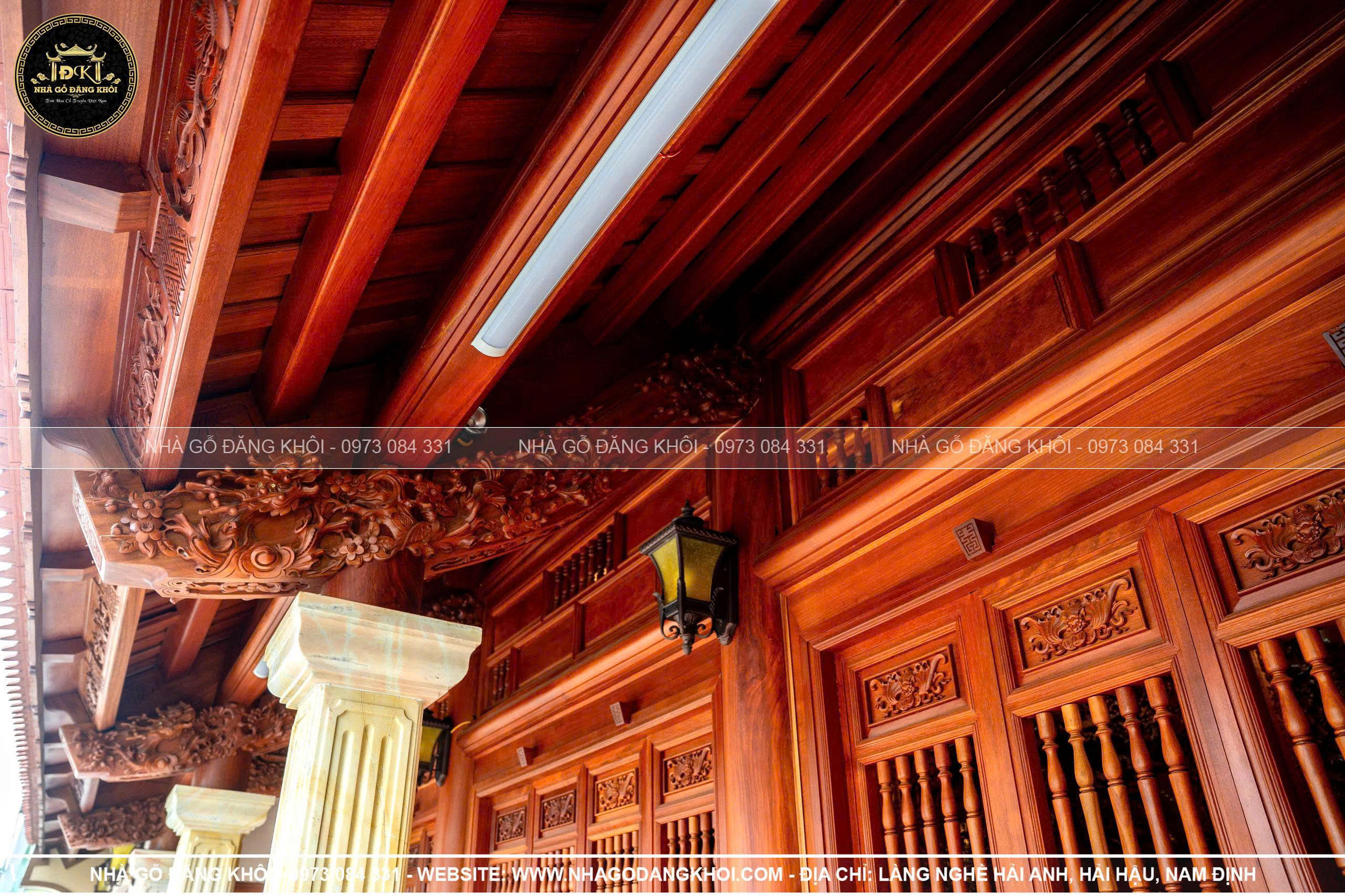 THI CÔNG NHÀ GỖ 3 GIAN 2 CHÁI  TRÊN TẦNG 2 TẠI THƯỜNG TÍN – HÀ NỘI | NHÀ GỖ ĐĂNG KHÔI