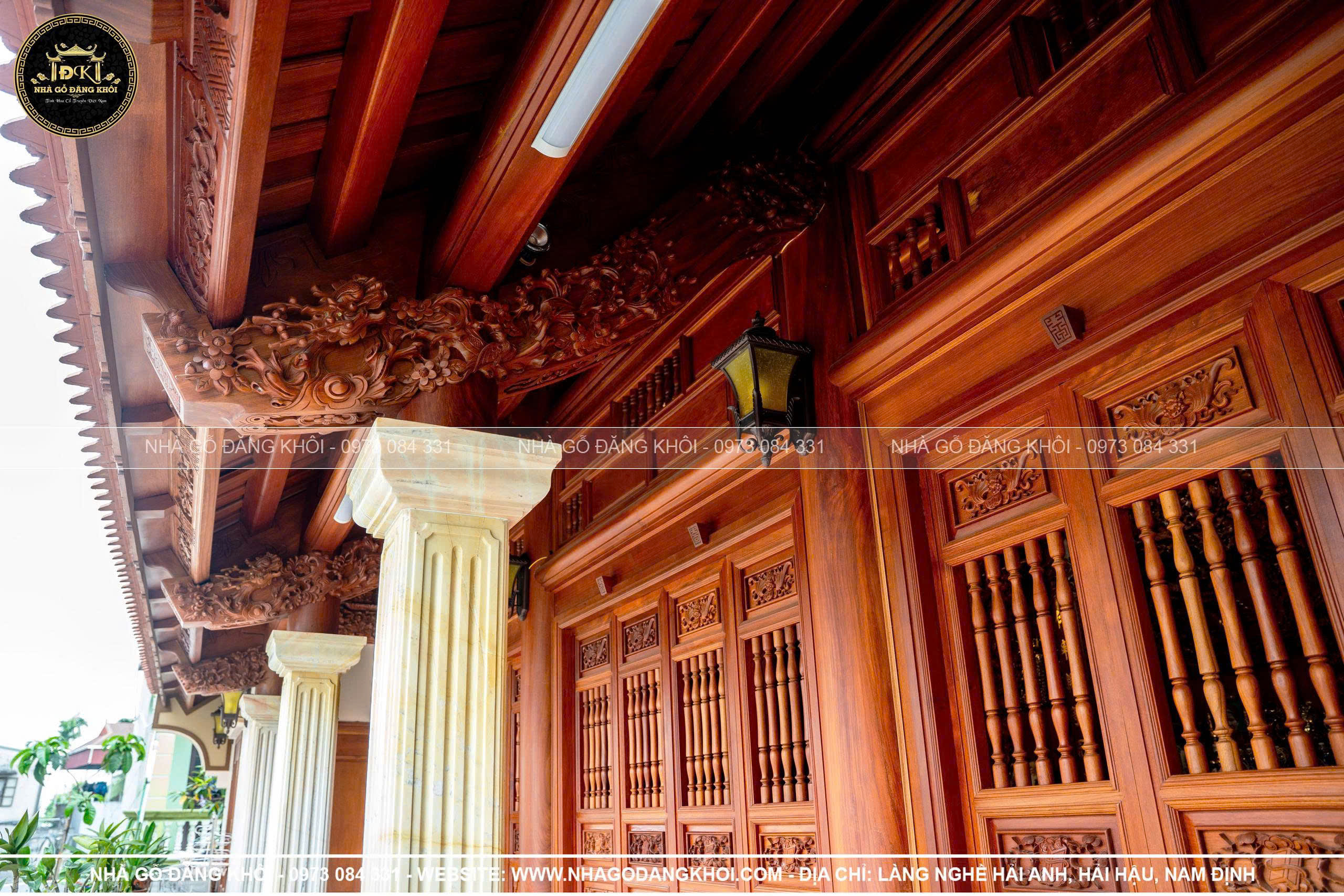 THI CÔNG NHÀ GỖ 3 GIAN 2 CHÁI  TRÊN TẦNG 2 TẠI THƯỜNG TÍN – HÀ NỘI | NHÀ GỖ ĐĂNG KHÔI